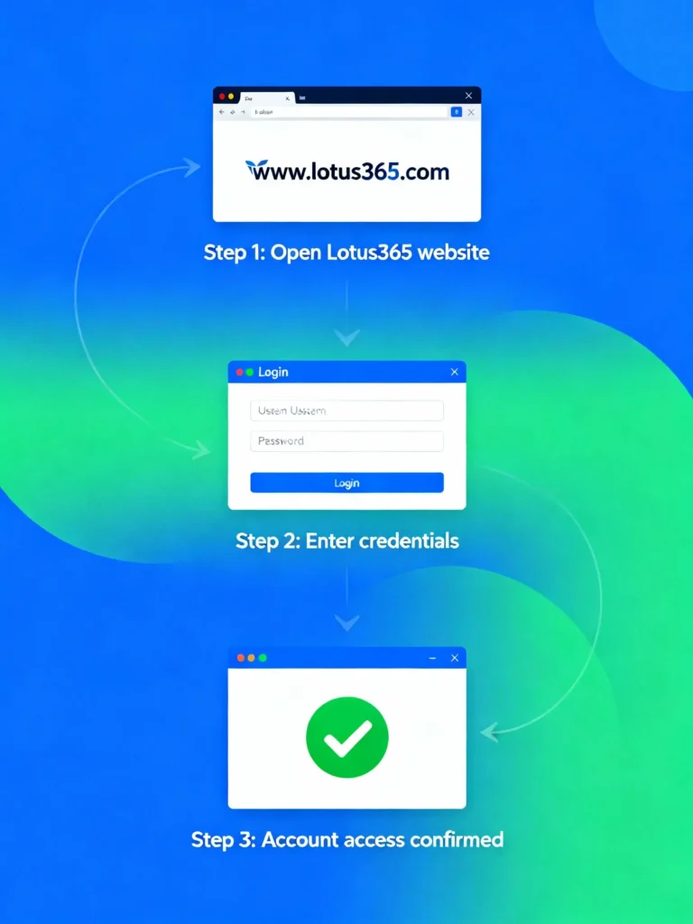Step-by-step Lotus365 login process for web, mobile, and app users